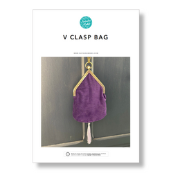INSTRUCTIONS WITH TEMPLATE: V Clasp Bag: PRINTED VERSION