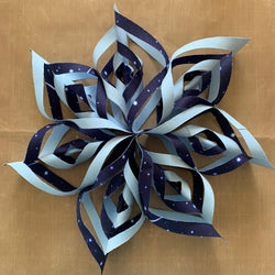 INSTRUCTIONS: Fabric Snowflake (Arthur's Star): PRINTED VERSION