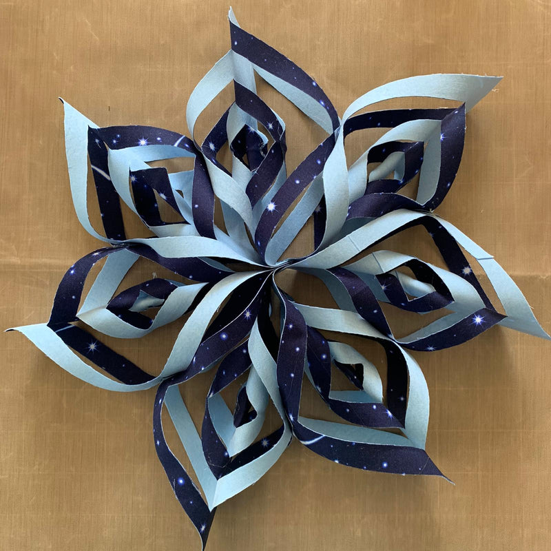INSTRUCTIONS: Fabric Snowflake (Arthur's Star): PRINTED VERSION