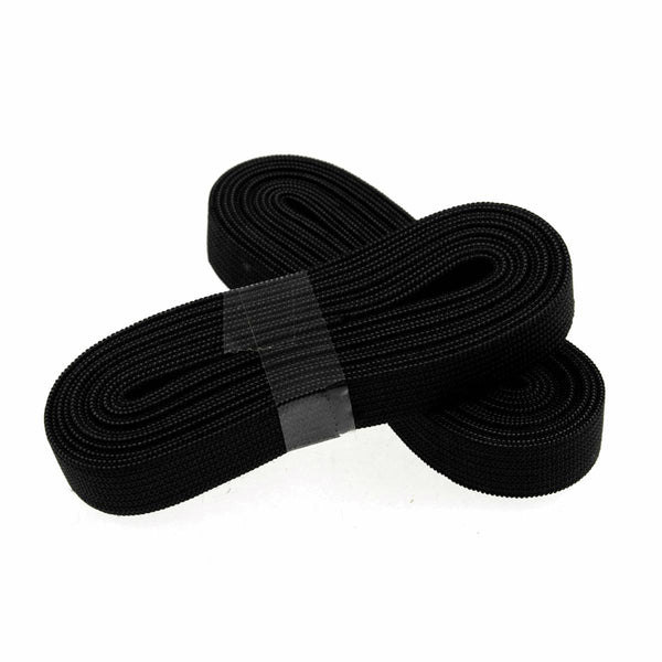 Knitted Elastic: Black: 12mm x 2m