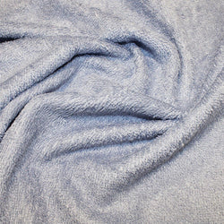 Cashmere-Soft Bamboo Towelling in Blue: by the METRE