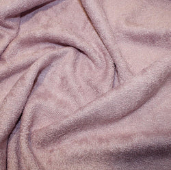 Cashmere-Soft Bamboo Towelling in Rose Pink: by the METRE