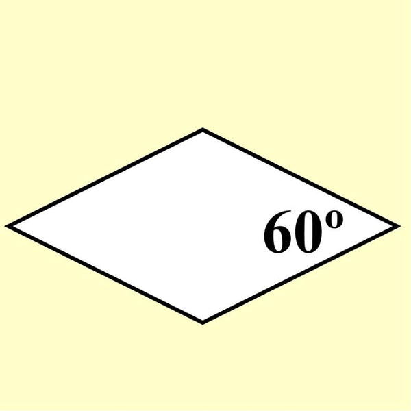 Hexiform: Diamonds 60°: 3" (76mm) for EPP x 60