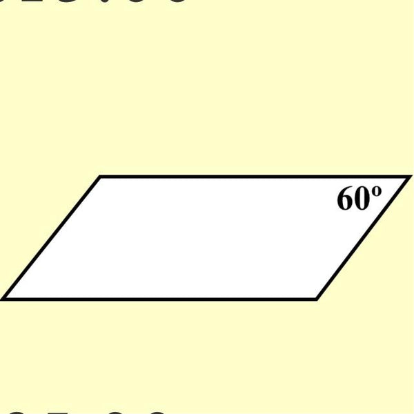 Hexiform: DOUBLE Diamonds 60°: 1" (25mm) for EPP x 60