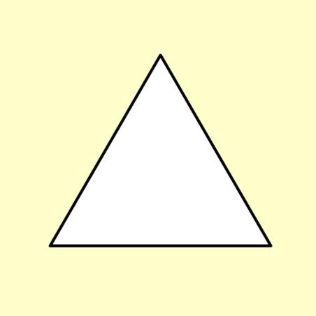 Hexiform: Equilateral Triangles: 1"(25mm) for EPP x 60