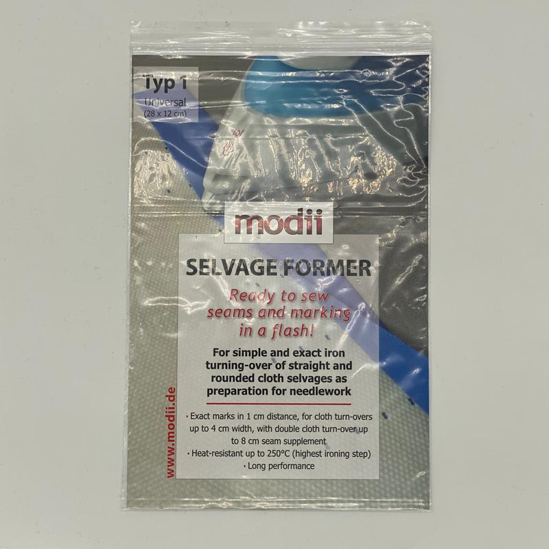 Lutterloh Modii Selvage Former: Type 1: Universal (28 x 12cm)