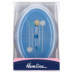 Hemline Deluxe Magnetic Pin Dish with Storage Compartment: H279.P