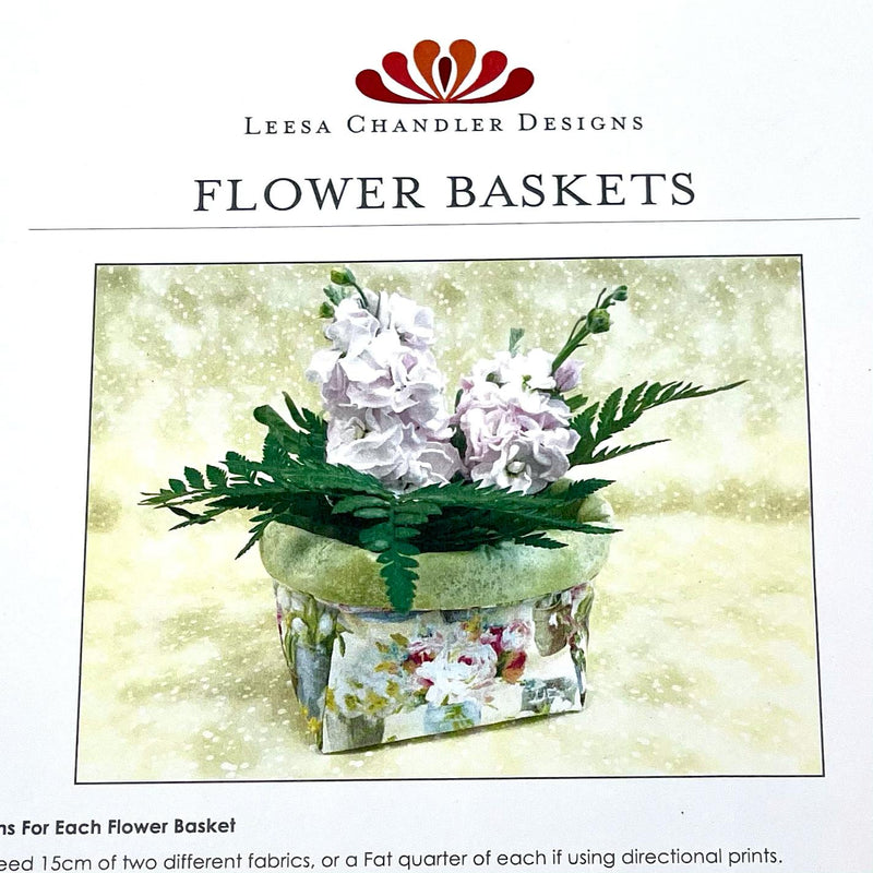 INSTRUCTIONS: Leesa Chandler Flower Baskets Pattern: PRINTED VERSION
