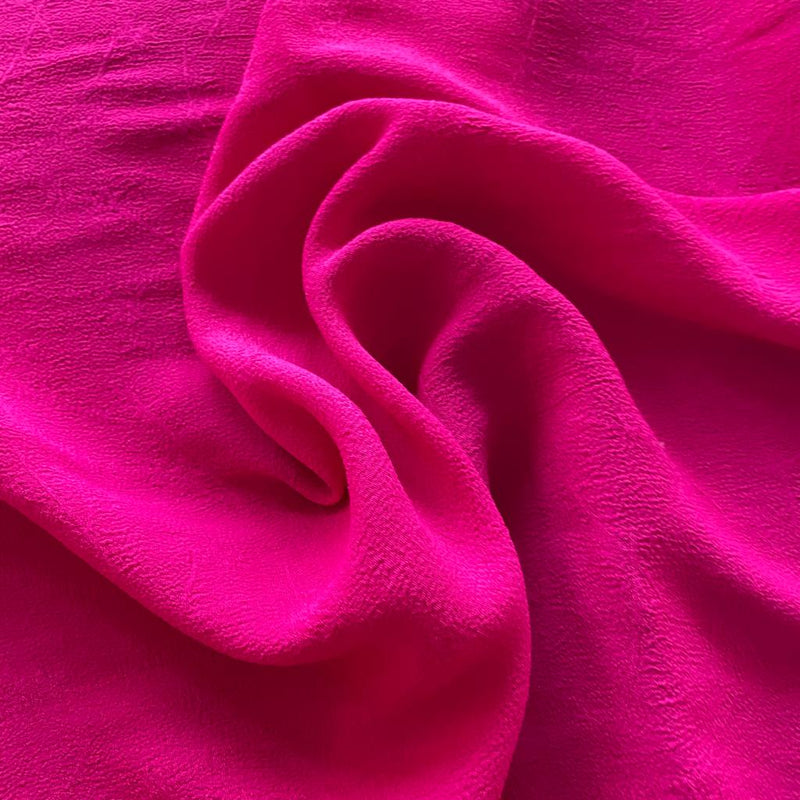 Crepe: Hot Pink: Cut to Order by the METRE