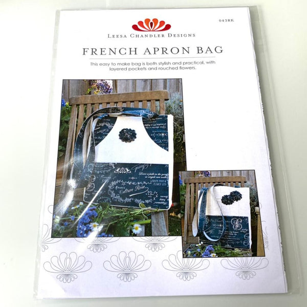INSTRUCTIONS: Leesa Chandler French Apron Bag: PRINTED VERSION (Pre-Packed)