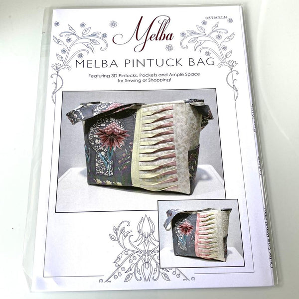 INSTRUCTIONS: Leesa Chandler Melba Pintuck Bag: PRINTED VERSION (Pre-Packed)