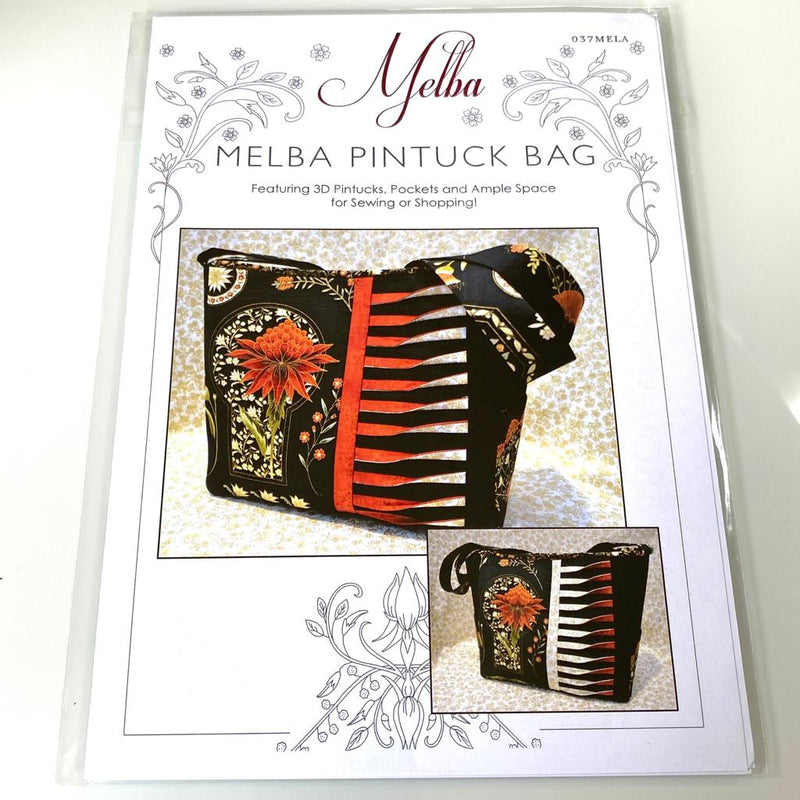 INSTRUCTIONS: Leesa Chandler Melba Pintuck Bag: PRINTED VERSION (Pre-Packed)