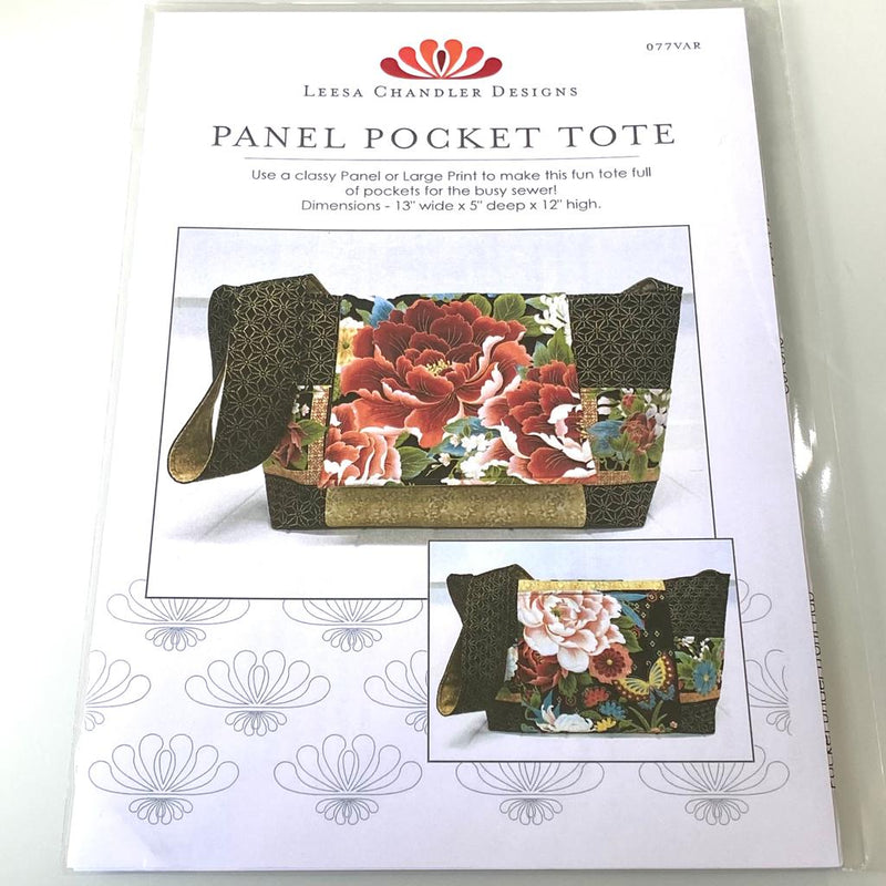 INSTRUCTIONS: Leesa Chandler Panel Pocket Tote: PRINTED VERSION