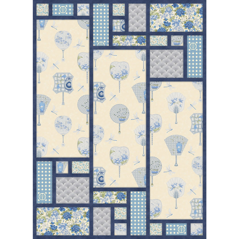 INSTRUCTIONS: Leesa Chandler 'Imperial House 2' Quilt Pattern: PRINTED VERSION