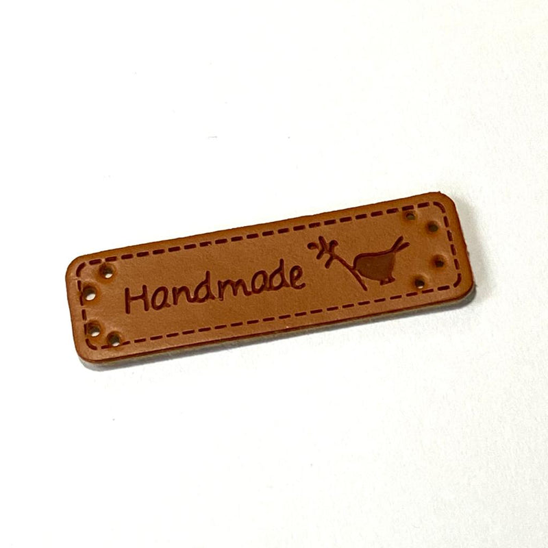 PU Leather Tag: Bird