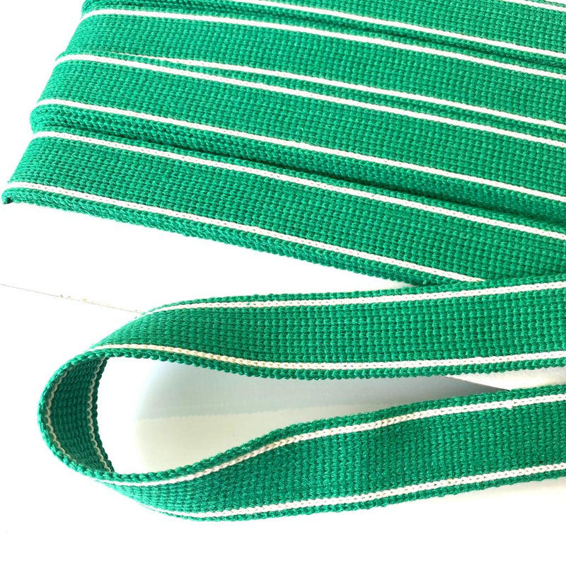 Webbing: 3cm Wide: by the METRE: Emerald