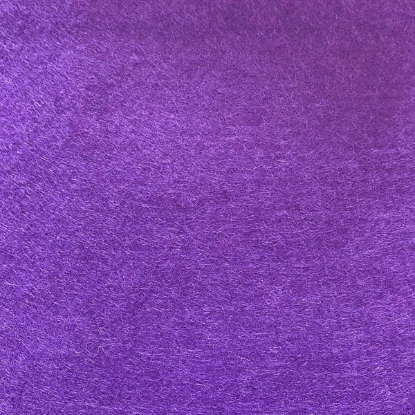 Wool Mix Handicraft Felt for House of Zandra Toys: 18" x 18" Square: Bright Purple