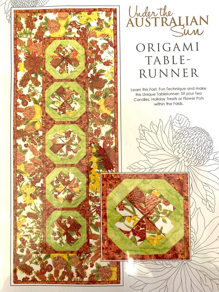 INSTRUCTIONS: Leesa Chandler Origami Table Runner: DIGITAL VERSION