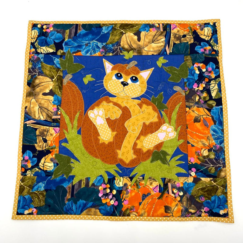 INSTRUCTIONS: Kath Hardcastle 'Pumpkin Cat' Cushion Pattern