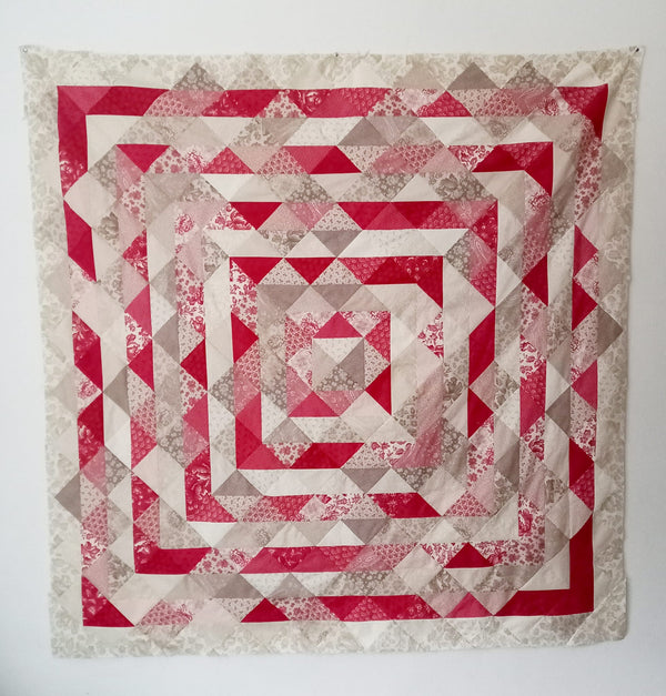 INSTRUCTIONS: Cranberry Squares Quilt: PRINTED VERSION