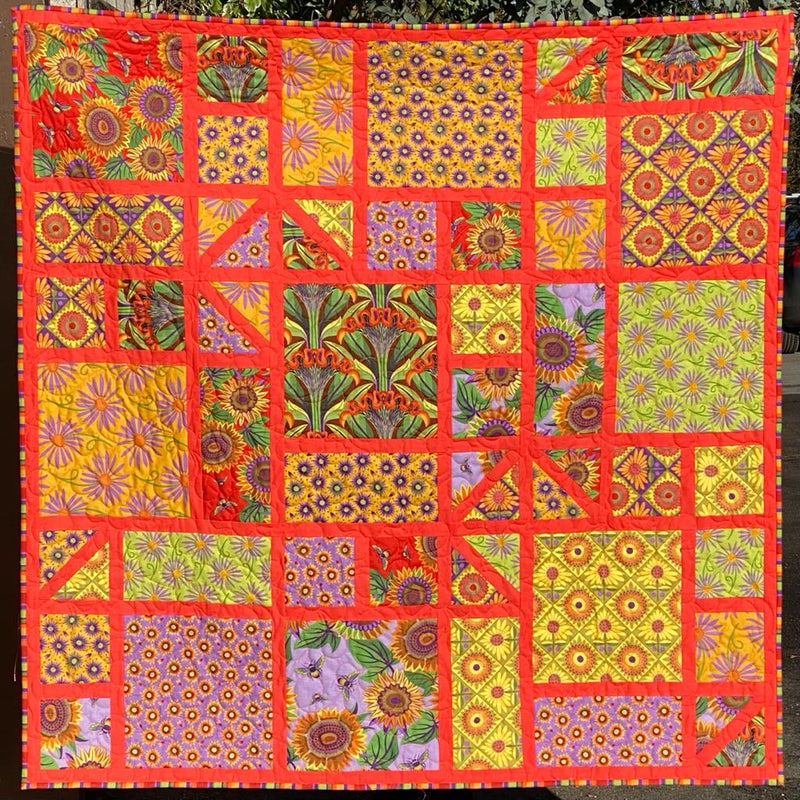 INSTRUCTIONS: Sassy Squares Quilt: PRINTED VERSION