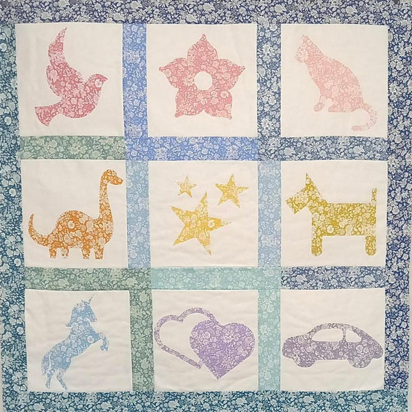 INSTRUCTIONS + TEMPLATES: Emily's Ombré Appliqué Quilt: PRINTED VERSION