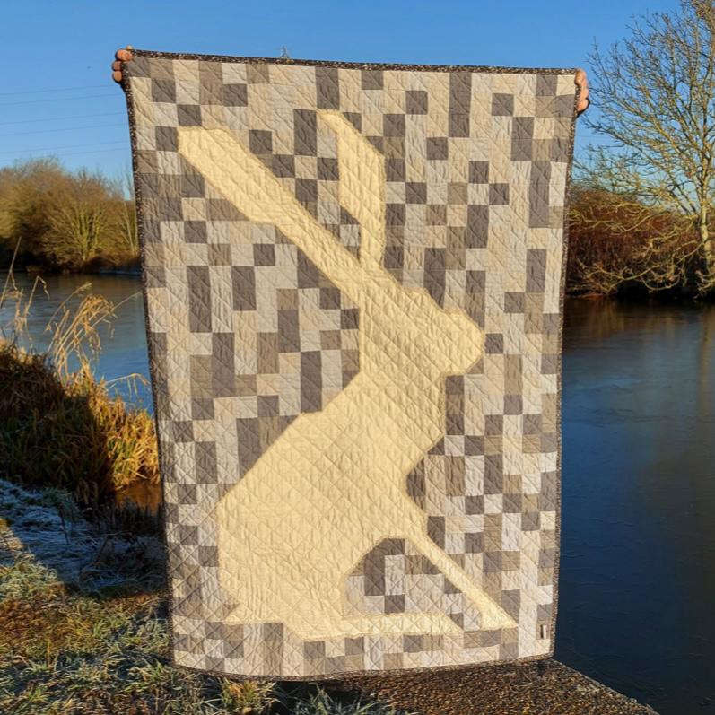 INSTRUCTIONS: Tracy Perks 'The Hare' Quilt Pattern: PRINTED VERSION