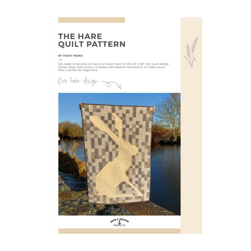 INSTRUCTIONS: Tracy Perks 'The Hare' Quilt Pattern: PRINTED VERSION
