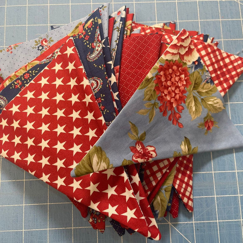 INSTRUCTIONS: Luxury Bunting including Template: PRINTED VERSION