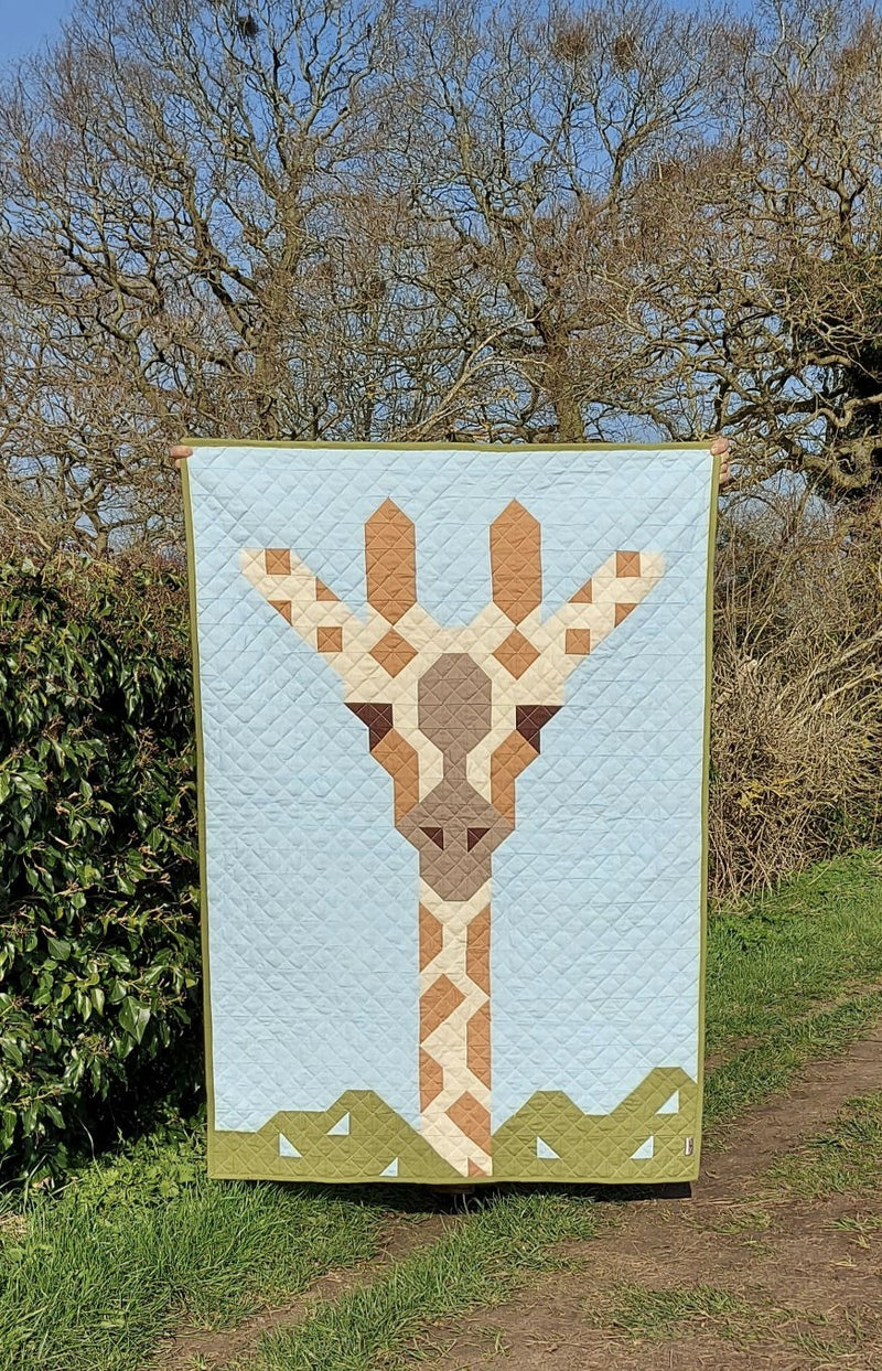 INSTRUCTIONS: Tracy Perks 'The Giraffe' Quilt Pattern: PRINTED VERSION