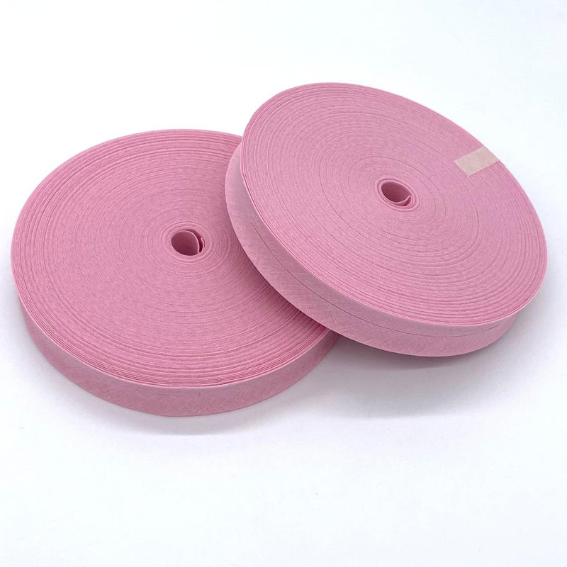 Bias Binding: 25mm x Full Roll (approx 50m): CANDY PINK