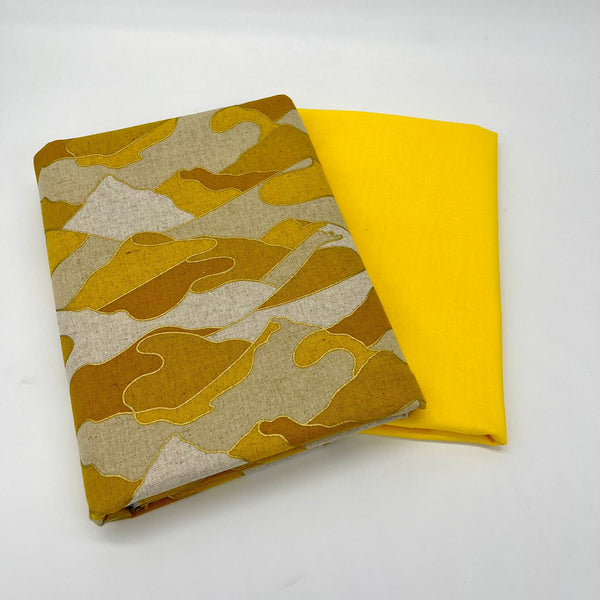 Fabric Kit with FREE Instructions: The Reign Duffle: 'Reign Canvas' 1032 11LM Goldenrod + Sunshine