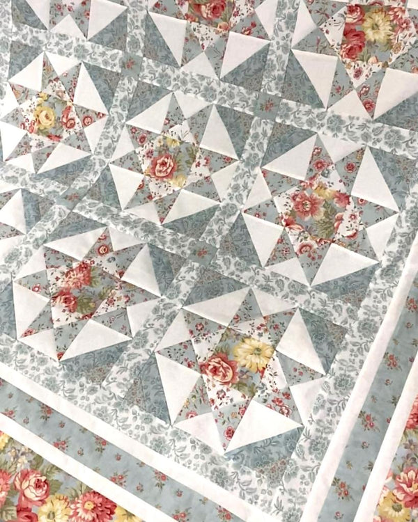 INSTRUCTIONS: 'Promenade Tile' Quilt: DIGITAL DOWNLOAD