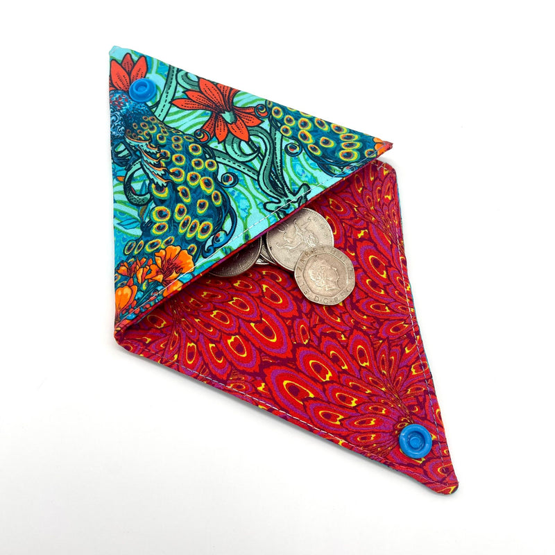 INSTRUCTIONS + TEMPLATES: Folded Triangle Pouch: PRINTED VERSION