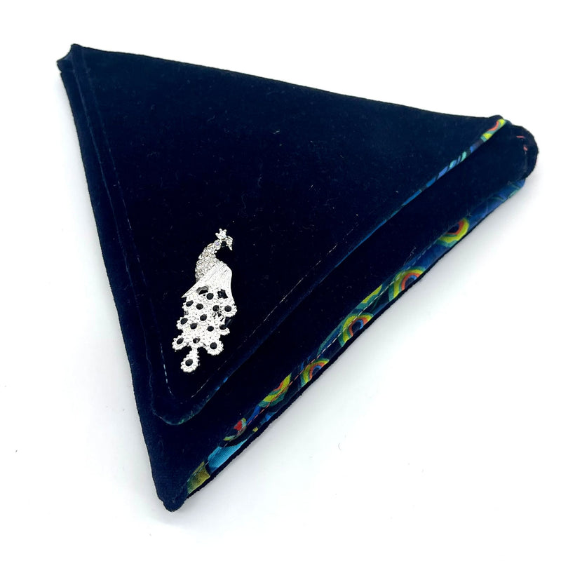 INSTRUCTIONS + TEMPLATES: Folded Triangle Pouch: PRINTED VERSION