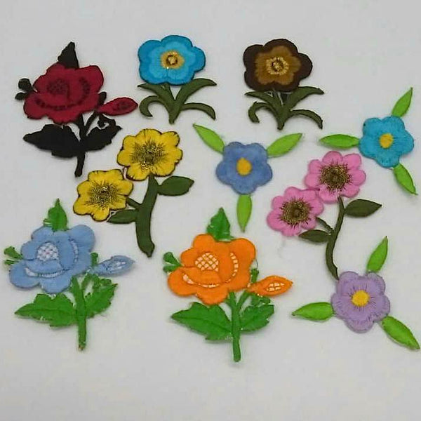 Craft Corner | Iron-On Embroidered Flower Bundle