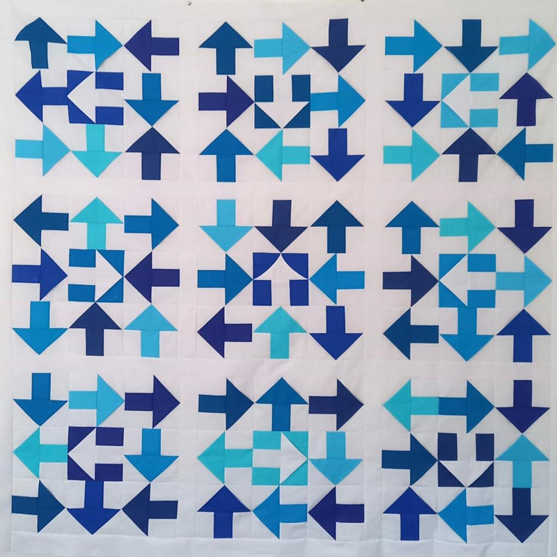 INSTRUCTIONS: 'One Way or Another' Quilt: PRINTED VERSION
