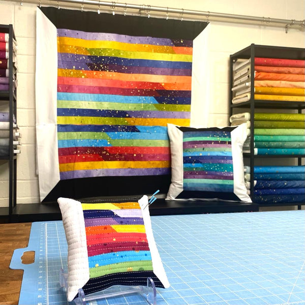 INSTRUCTIONS: 'Spools' Wall Hanging, Cushion and Pincushion: PRINTED VERSION