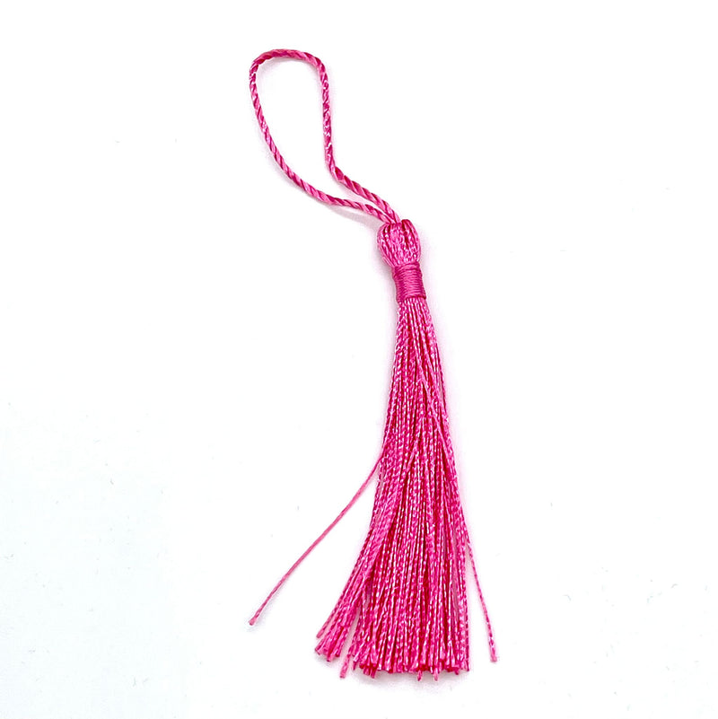 Craft Corner | 13cm Silky Tassel: Fuchsia