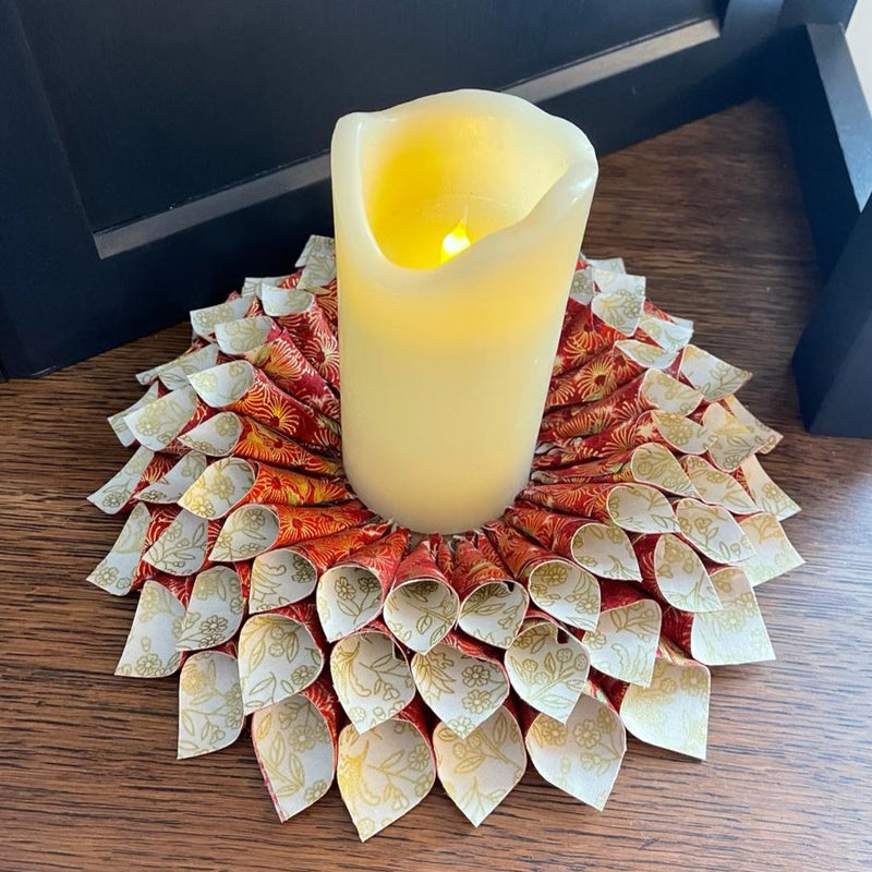 INSTRUCTIONS: Candle Centrepiece: PRINTED VERSION