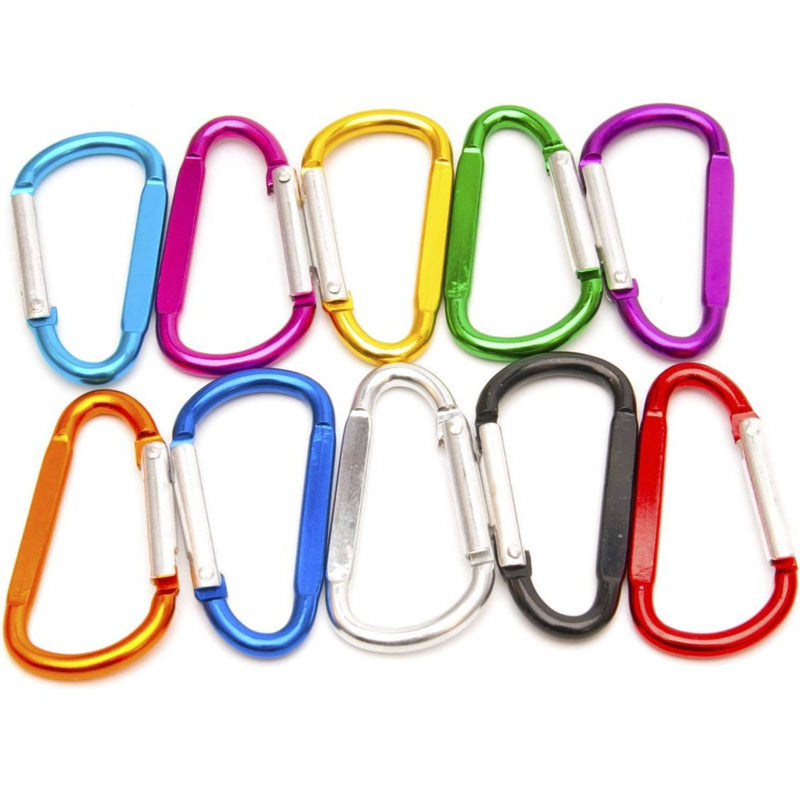 HARDWARE: Carabiner Clip 47mm x 25mm: Red