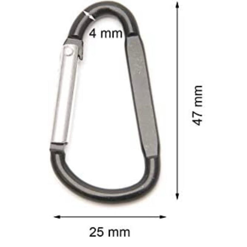 HARDWARE: Carabiner Clip 47mm x 25mm: Green