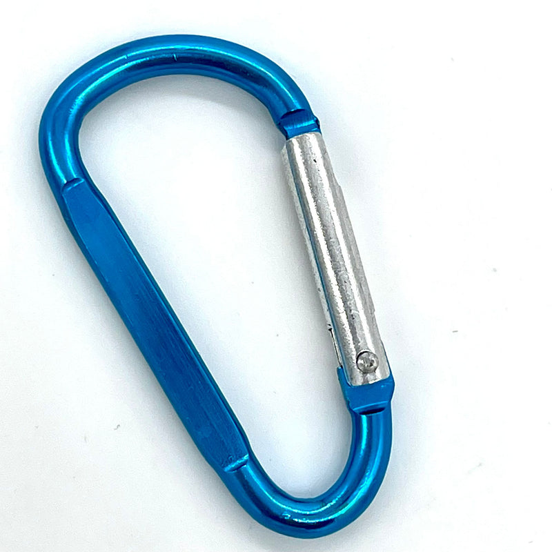 HARDWARE: Carabiner Clip 47mm x 25mm: Aqua / Turquoise