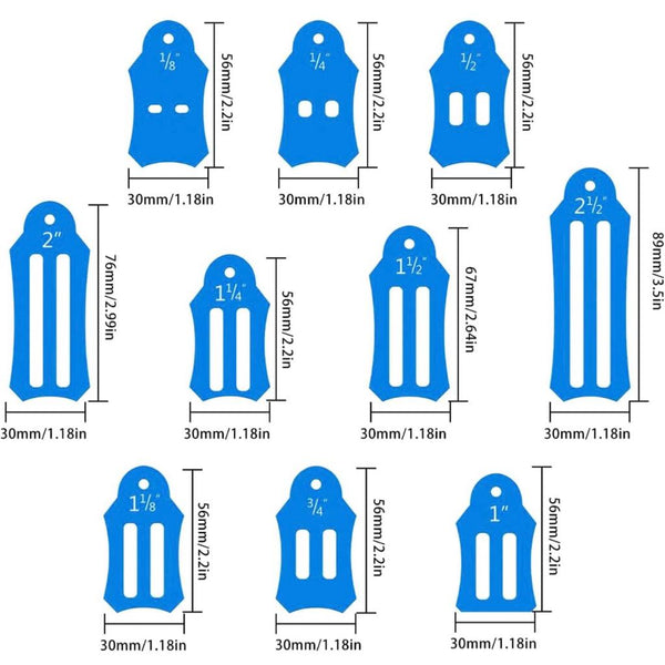 Bias Tape Maker Set: Colour will vary