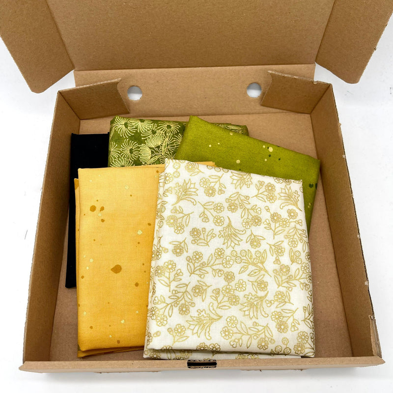 FABRIC KIT: Leesa Chandler | JAPANESE Baltimore Appliqué Quilt: BLOCK 5 'Rice'