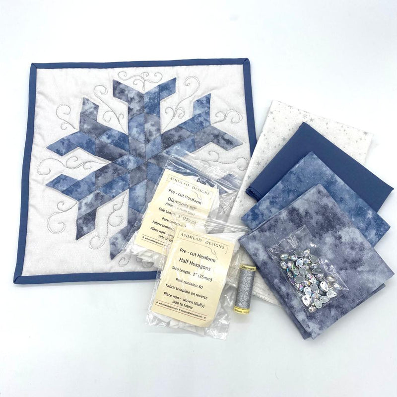 FABRIC KIT: Calendar Quilt | BLOCK 1 - January 'Frosty Flakes'