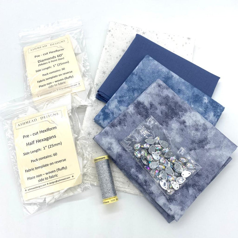 FABRIC KIT: Calendar Quilt | BLOCK 1 - January 'Frosty Flakes'