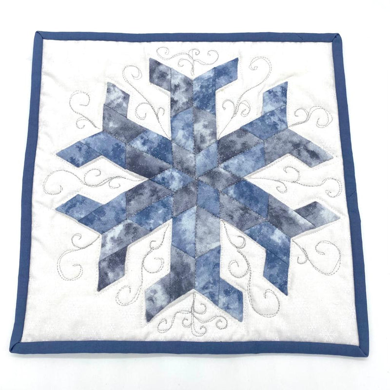 INSTRUCTIONS: Calendar Quilt | BLOCK 1 'Frosty Flakes': PRINTED VERSION