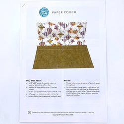 INSTRUCTIONS: Natasha's 'Paper' Pouch: PRINTED VERSION