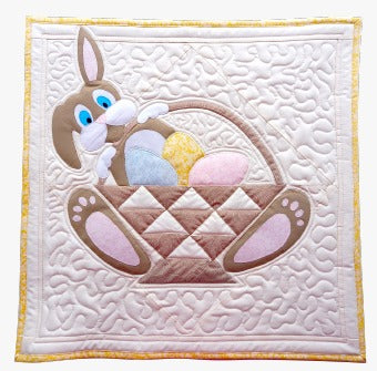FABRIC KIT: Easter Bunny Basket Appliqué